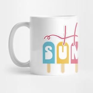 Hello Summer Popsicles Mug